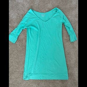 Lilly P Green T Shirt Dress